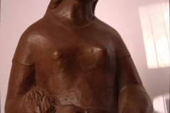 Dona de camp en bronze