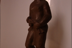 Dona de camp en bronze